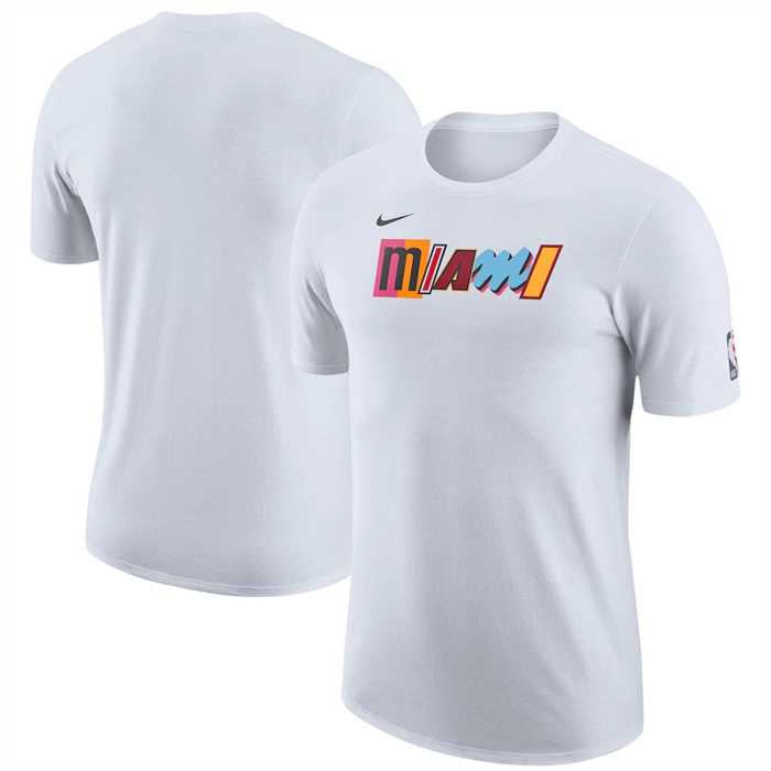 Men's Miami Heat White 2022-23 City Edition Essential Warmup T-Shirt,We sell and wholesale Men's Miami Heat White 2022-23 City Edition Essential Warmup T-Shirt on line form chian!